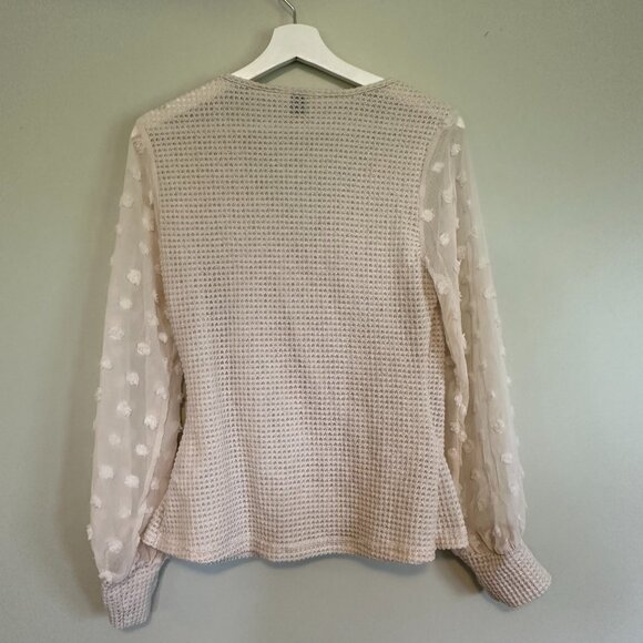 White waffle knit set - Picture 5 of 6